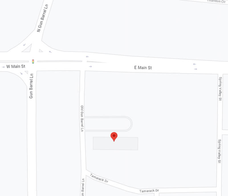 Map for East Texas Neurobehavioral Health